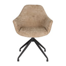 Upholstered Quadrupod Accent Armchairs (2) | DF Wiz