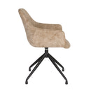 Upholstered Quadrupod Accent Armchairs (2) | DF Wiz