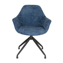 Upholstered Quadrupod Accent Armchairs (2) | DF Wiz