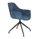 Upholstered Quadrupod Accent Armchairs (2) | DF Wiz