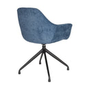 Upholstered Quadrupod Accent Armchairs (2) | DF Wiz