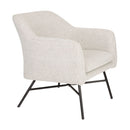 Contract furniture - Beige Fabric Lounge Chair - www.oroatrade.com