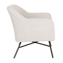 Contract furniture - Beige Fabric Lounge Chair - www.oroatrade.com
