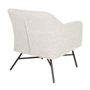 Contract furniture - Beige Fabric Lounge Chair - www.oroatrade.com