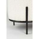 Hospitality furniture - White Cushioned Oblong Bench - www.oroatrade.com