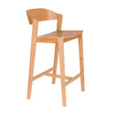 Hospitality furniture - Oak Wood Bar Stool - www.oroatrade.com