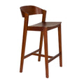 Hospitality furniture - Oak Wood Bar Stool - www.oroatrade.com