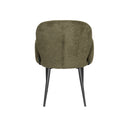 Hospitality furniture - Green Fabric Dining Armchairs (2) - www.oroatrade.com