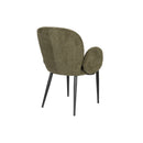 Hospitality furniture - Green Fabric Dining Armchairs (2) - www.oroatrade.com