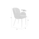 Hospitality furniture - Green Fabric Dining Armchairs (2) - www.oroatrade.com