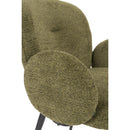 Hospitality furniture - Green Fabric Dining Armchairs (2) - www.oroatrade.com