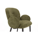 Hospitality furniture - Green Fabric Dining Armchairs (2) - www.oroatrade.com