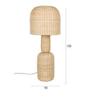 Hospitality furniture - Brown Rattan Floor Lamp - www.oroatrade.com