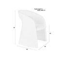 Hospitality furniture - Beige Open-Back Accent Chair - www.oroatrade.com