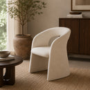 Hospitality furniture - Beige Open-Back Accent Chair - www.oroatrade.com