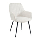 Hospitality furniture - Vertical-Channeled Back Dining Armchairs (2) - www.oroatrade.com
