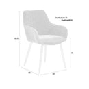 Hospitality furniture - Vertical-Channeled Back Dining Armchairs (2) - www.oroatrade.com