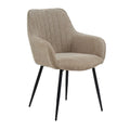 Hospitality furniture - Vertical-Channeled Back Dining Armchairs (2) - www.oroatrade.com
