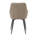 Hospitality furniture - Vertical-Channeled Back Dining Armchairs (2) - www.oroatrade.com