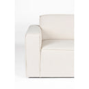 Hospitality furniture - White Fabric 2.5-Seater Sofa - www.oroatrade.com
