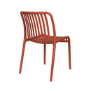 Molded Outdoor Stackable Chairs (4) | DF Mante