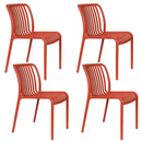 Molded Outdoor Stackable Chairs (4) | DF Mante