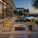 Hospitality furniture - Molded Outdoor Stackable Chairs (4) - www.oroatrade.com