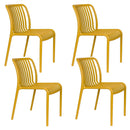 Molded Outdoor Stackable Chairs (4) | DF Mante