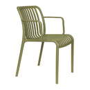 Hospitality furniture - Colored Stackable Outdoor Dining Armchairs (4) - www.oroatrade.com