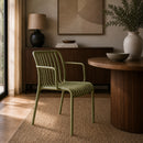 Hospitality furniture - Colored Stackable Outdoor Dining Armchairs (4) - www.oroatrade.com