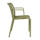 Hospitality furniture - Colored Stackable Outdoor Dining Armchairs (4) - www.oroatrade.com