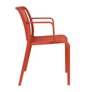 Hospitality furniture - Colored Stackable Outdoor Dining Armchairs (4) - www.oroatrade.com