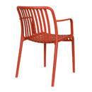 Hospitality furniture - Colored Stackable Outdoor Dining Armchairs (4) - www.oroatrade.com