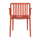Hospitality furniture - Colored Stackable Outdoor Dining Armchairs (4) - www.oroatrade.com