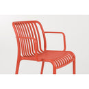 Hospitality furniture - Colored Stackable Outdoor Dining Armchairs (4) - www.oroatrade.com