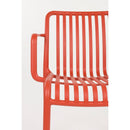 Hospitality furniture - Colored Stackable Outdoor Dining Armchairs (4) - www.oroatrade.com