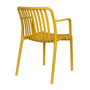 Hospitality furniture - Colored Stackable Outdoor Dining Armchairs (4) - www.oroatrade.com