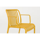 Hospitality furniture - Colored Stackable Outdoor Dining Armchairs (4) - www.oroatrade.com