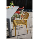 Hospitality furniture - Colored Stackable Outdoor Dining Armchairs (4) - www.oroatrade.com