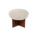 Hospitality furniture - Beige Cushioned Stool - www.oroatrade.com