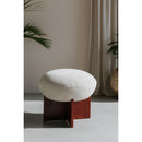 Hospitality furniture - Beige Cushioned Stool - www.oroatrade.com
