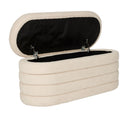 Contract furniture - Beige Storage Bench - www.oroatrade.com