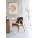 Hospitality furniture - Brown Printed Dining Armchairs (2) - www.oroatrade.com