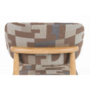 Hospitality furniture - Brown Printed Dining Chairs (2) - www.oroatrade.com
