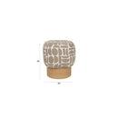 Patterned Fabric Stool | DF Cyril