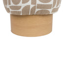 Patterned Fabric Stool | DF Cyril