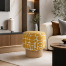 Patterned Fabric Stool | DF Cyril