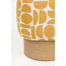 Patterned Fabric Stool | DF Cyril