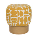 Patterned Fabric Stool | DF Cyril