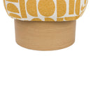Patterned Fabric Stool | DF Cyril